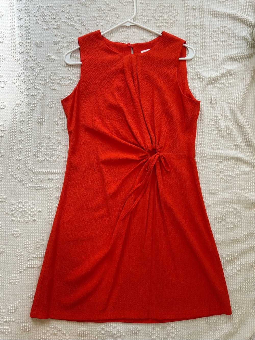 xCalvin Klein Sleeveless Deep Orange Dress